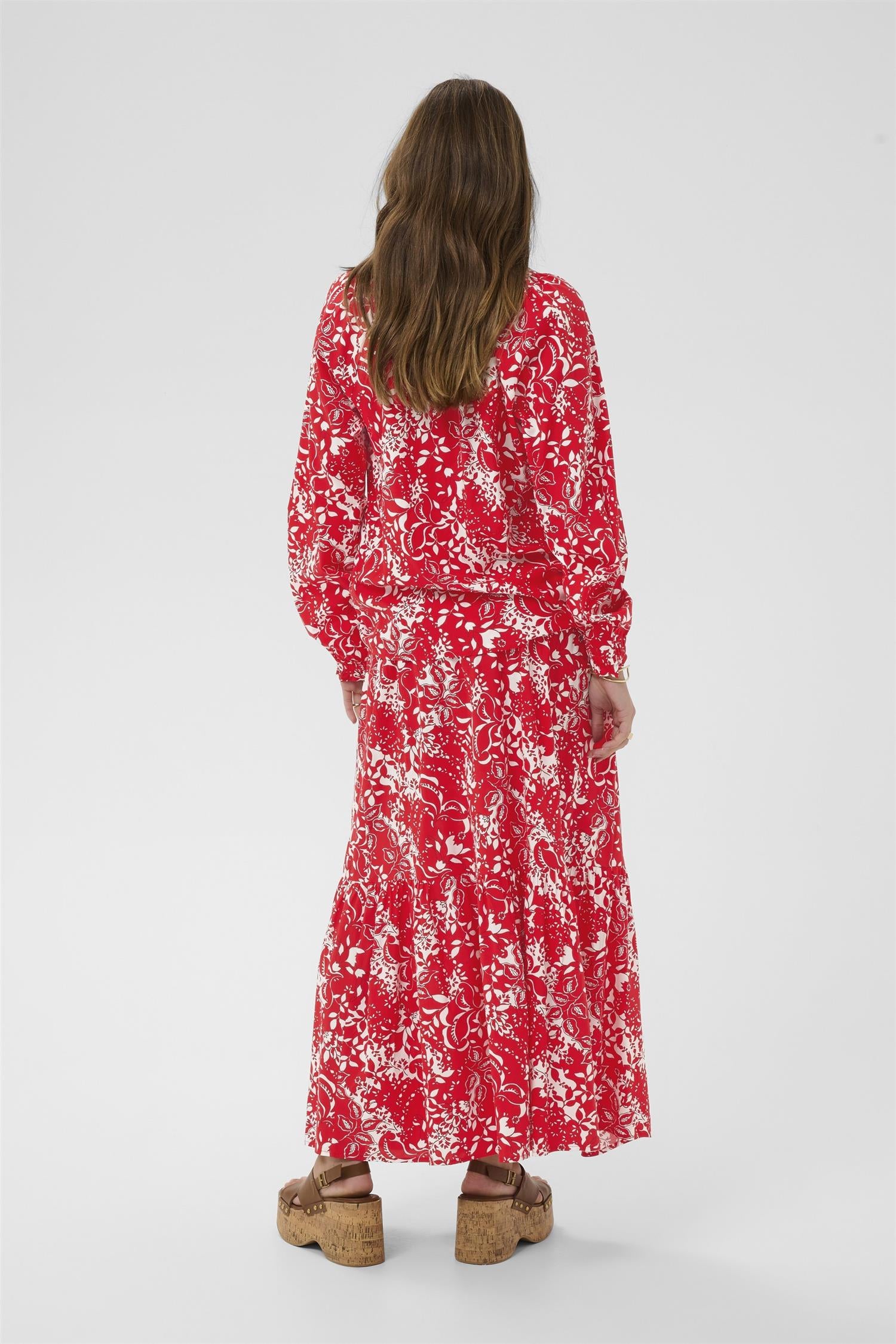 Crtiah Skirt Rød
