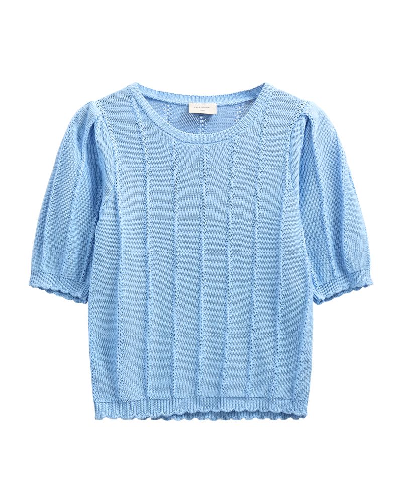 Fqmora-Pullover Blå