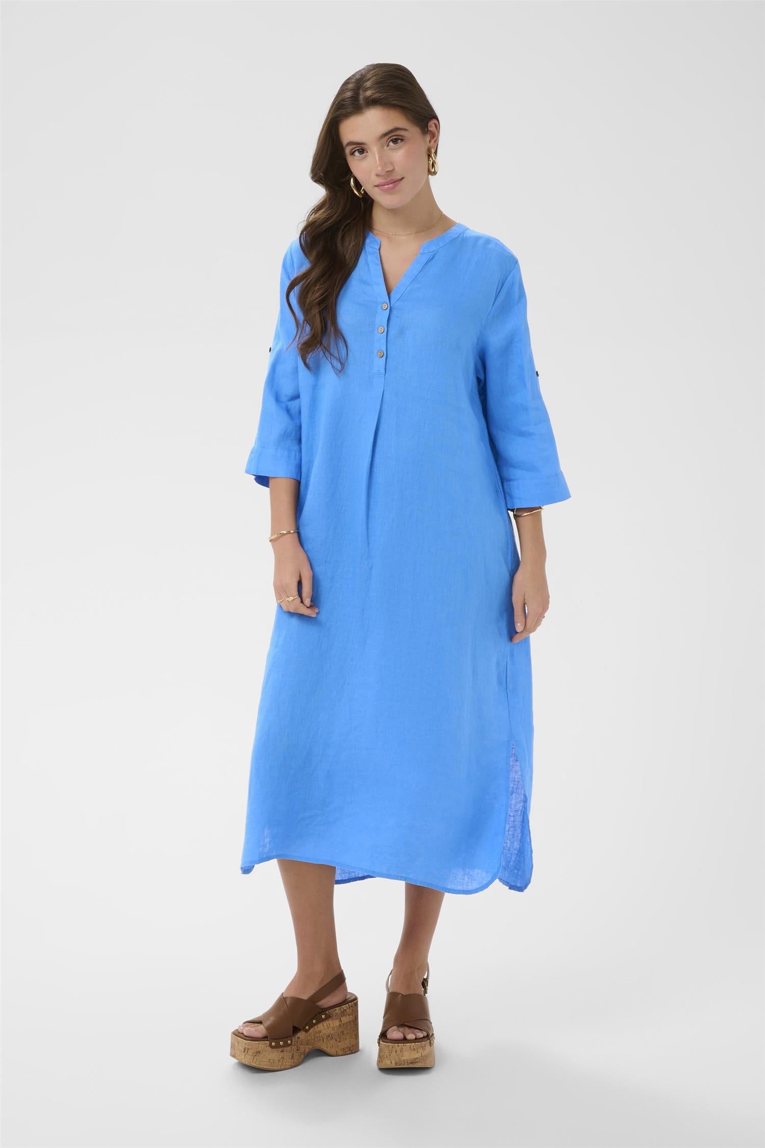 Crbellis Caftan Dress Blå