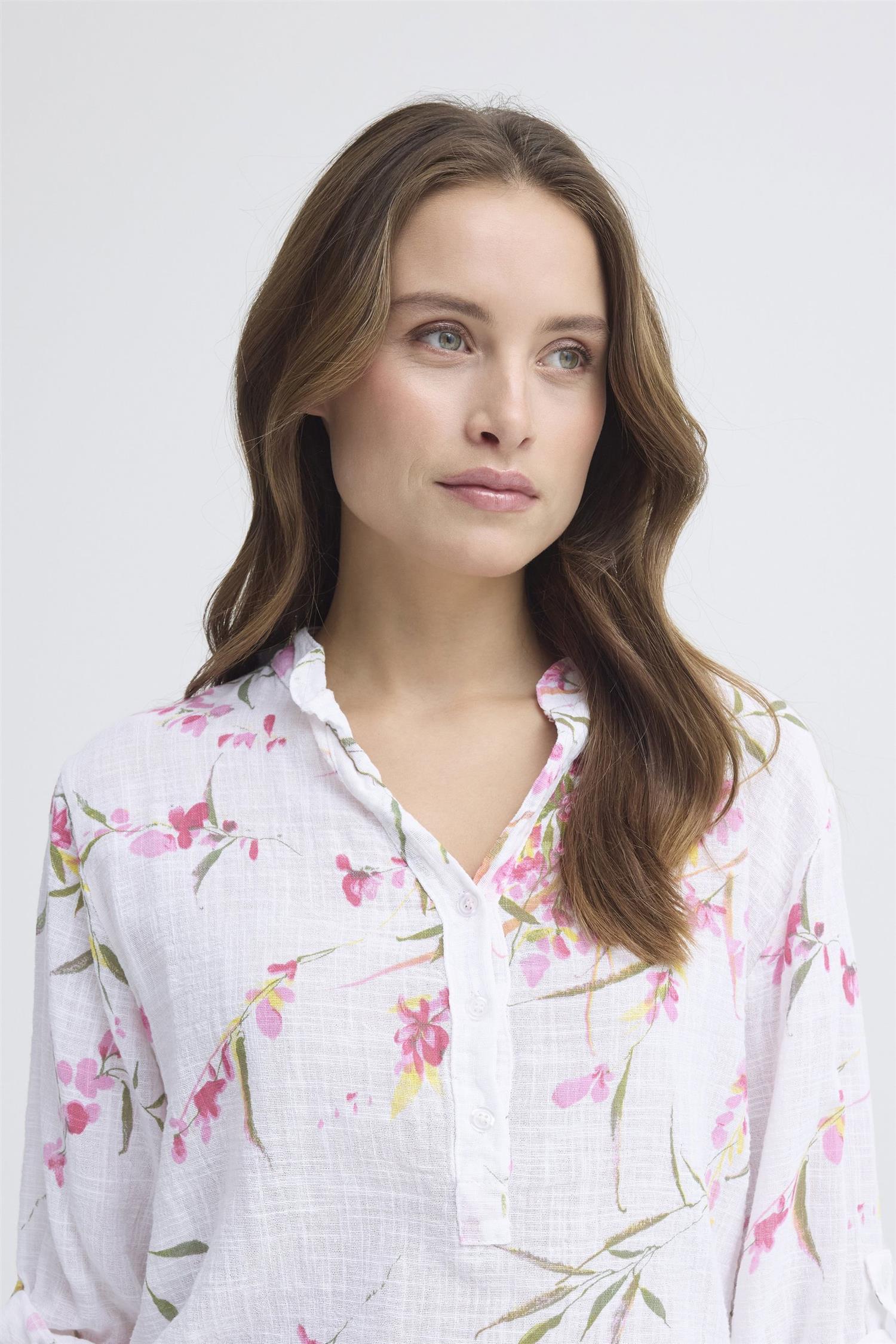 Sbalexa G Flo Blouse Hvit
