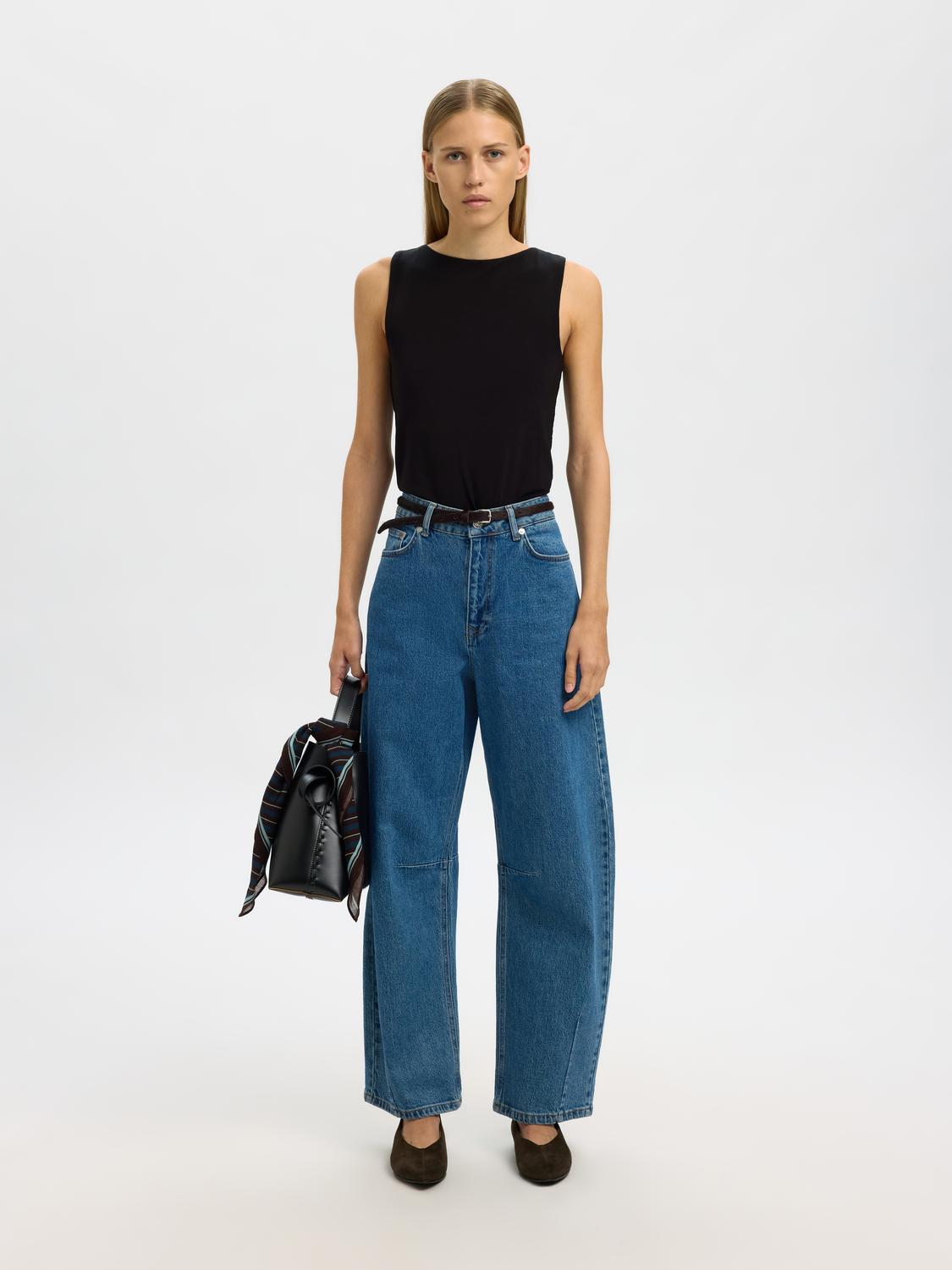 Slfmanja Sl Reversible Top Noos Svart