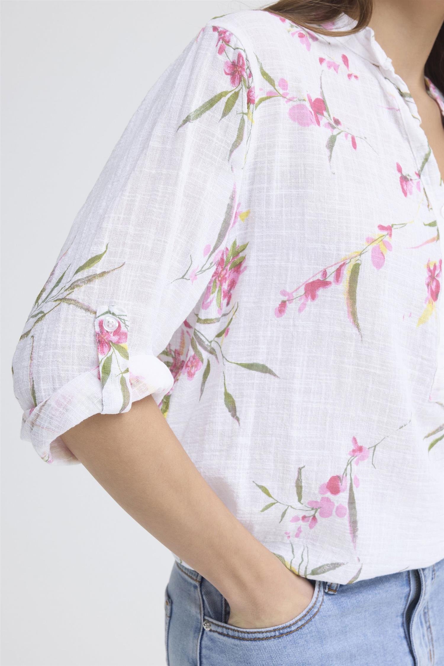 Sbalexa G Flo Blouse Hvit