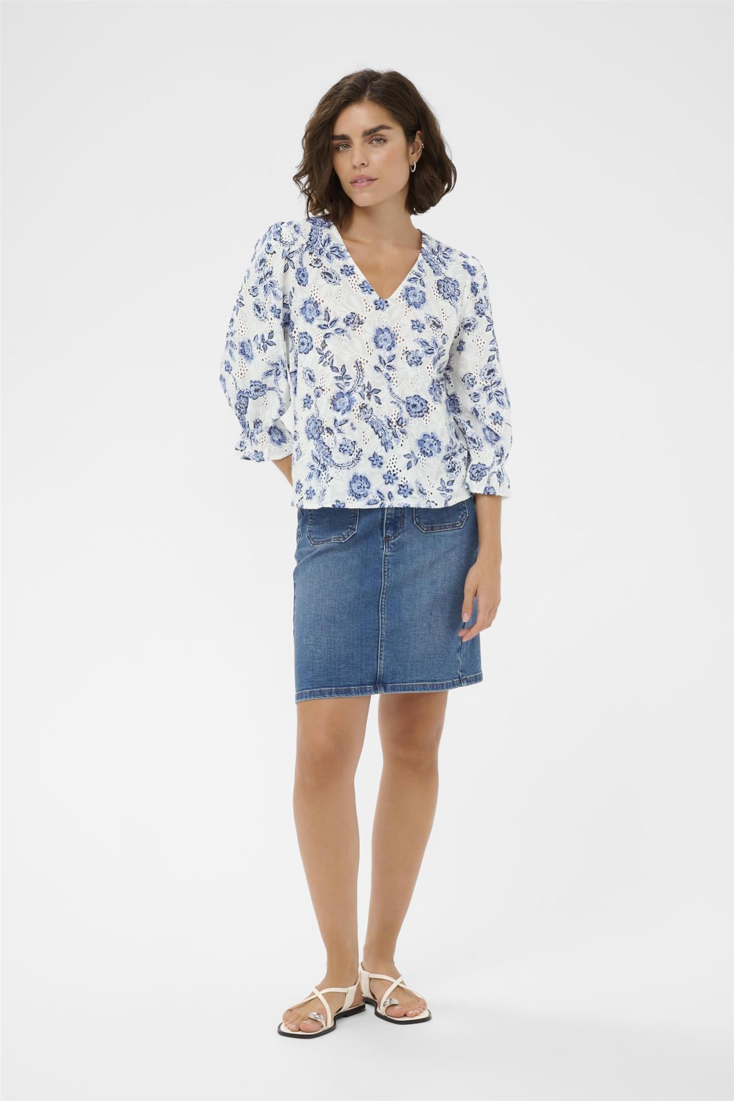 Kaluisa Blouse Blå