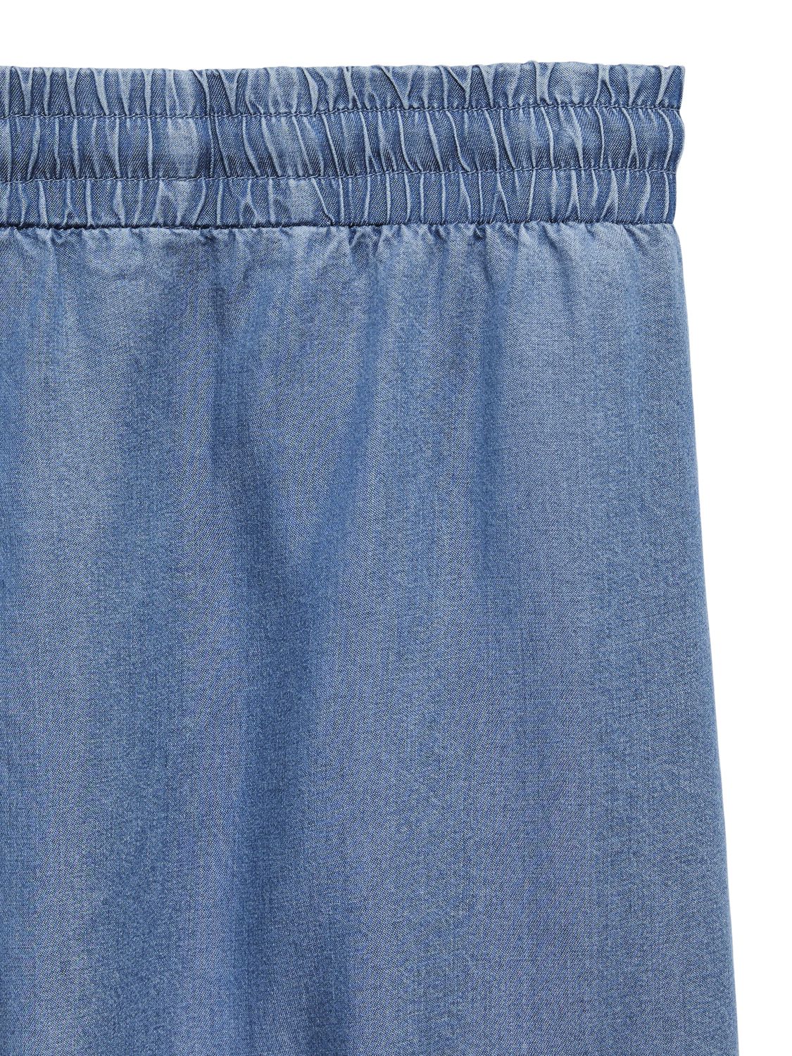 Vmbree Hw Long Loose Tencel Pants Ga Blå