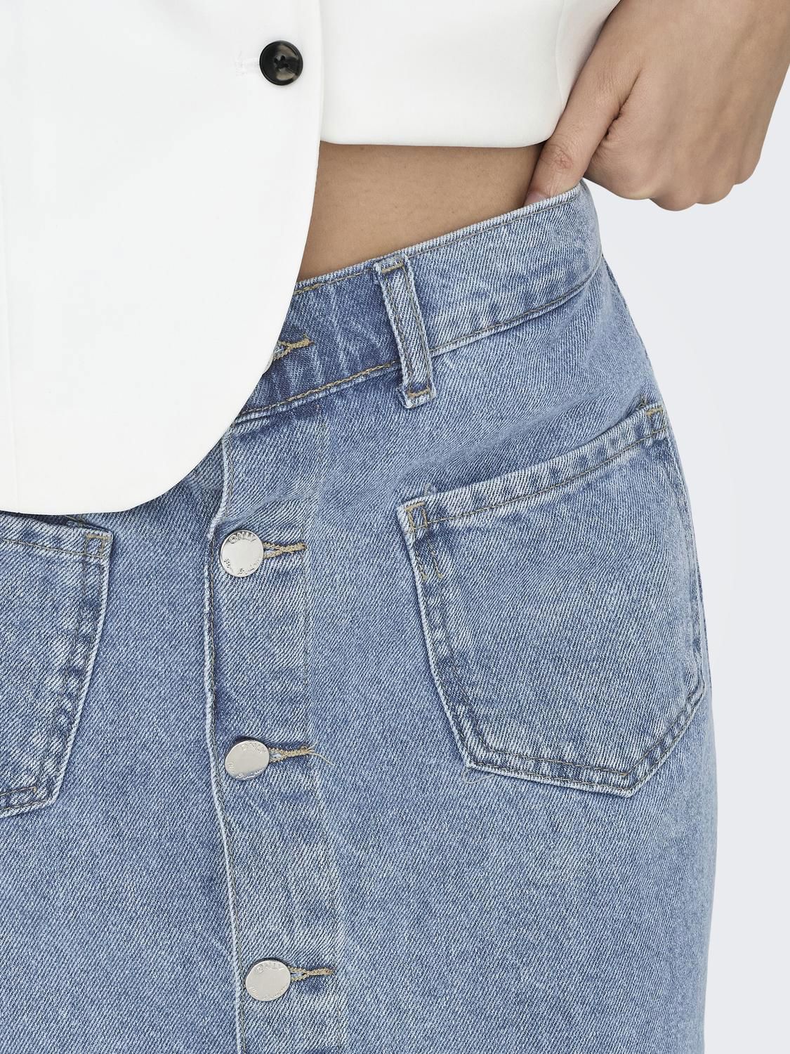 Onlamazing Hw Skirt Tai Dnm Noos Blå