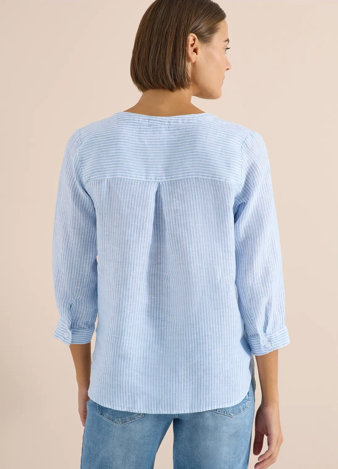 Linen YDS blouse Blå