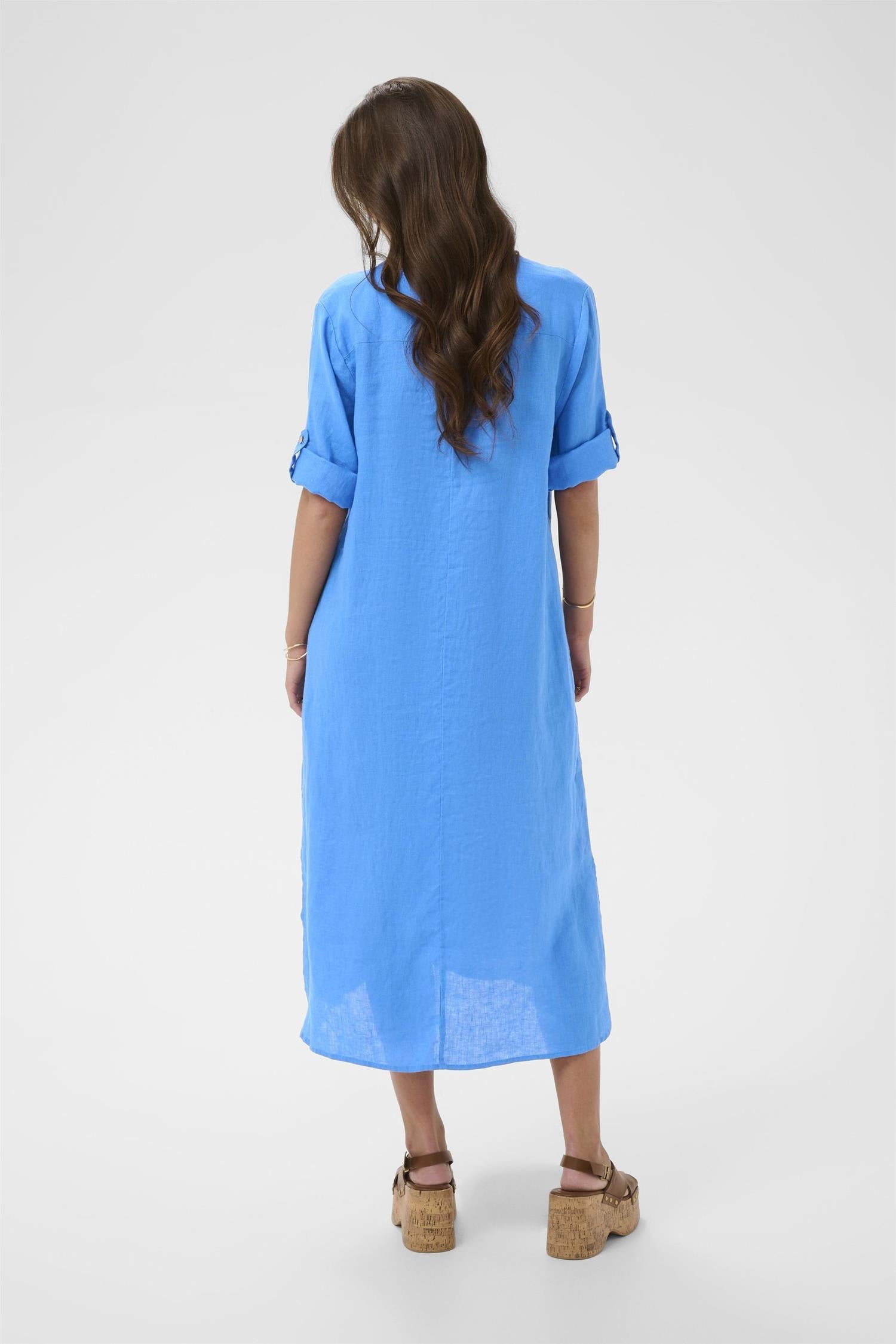 Crbellis Caftan Dress Blå
