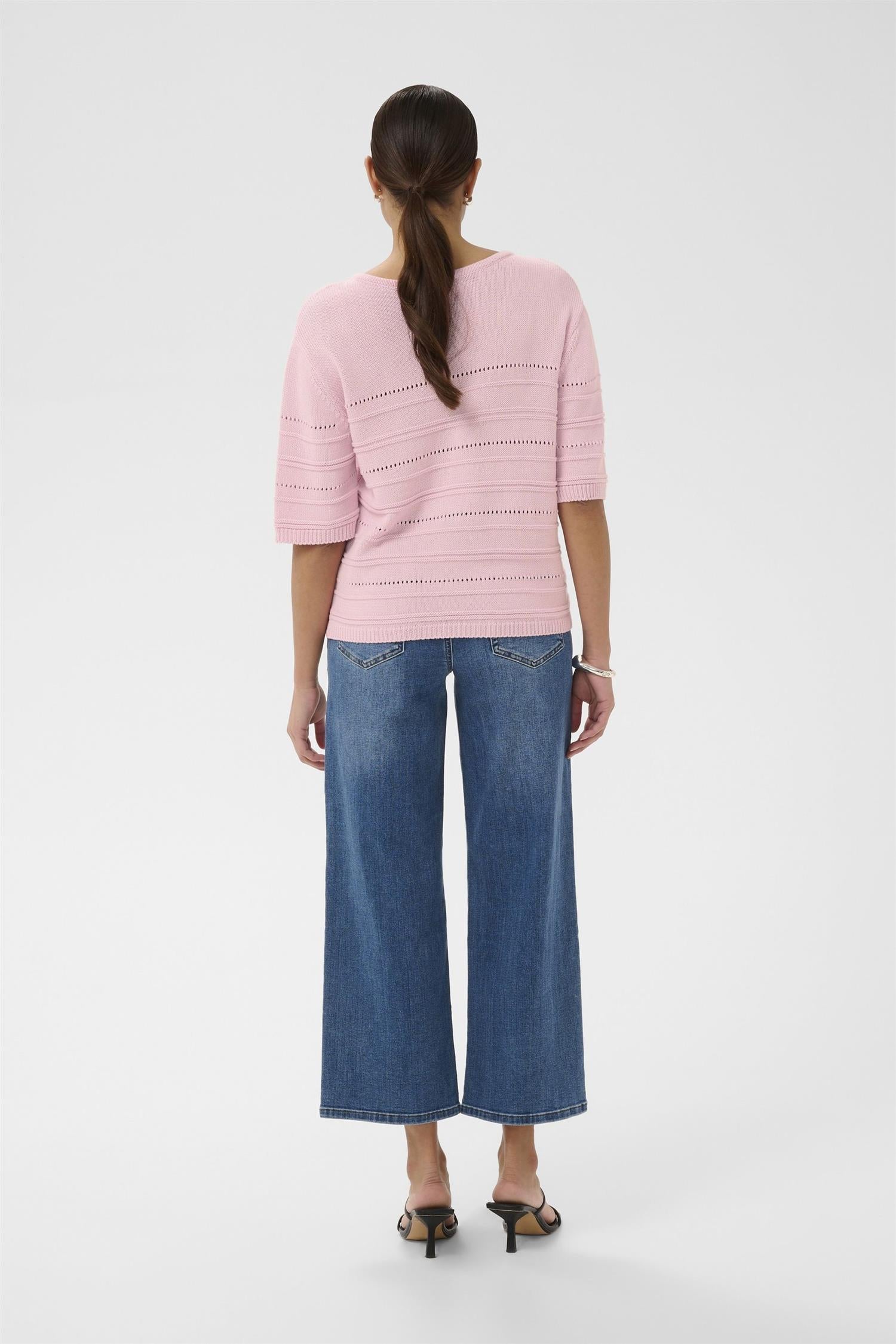 Kamellie Knit Pullover Rosa