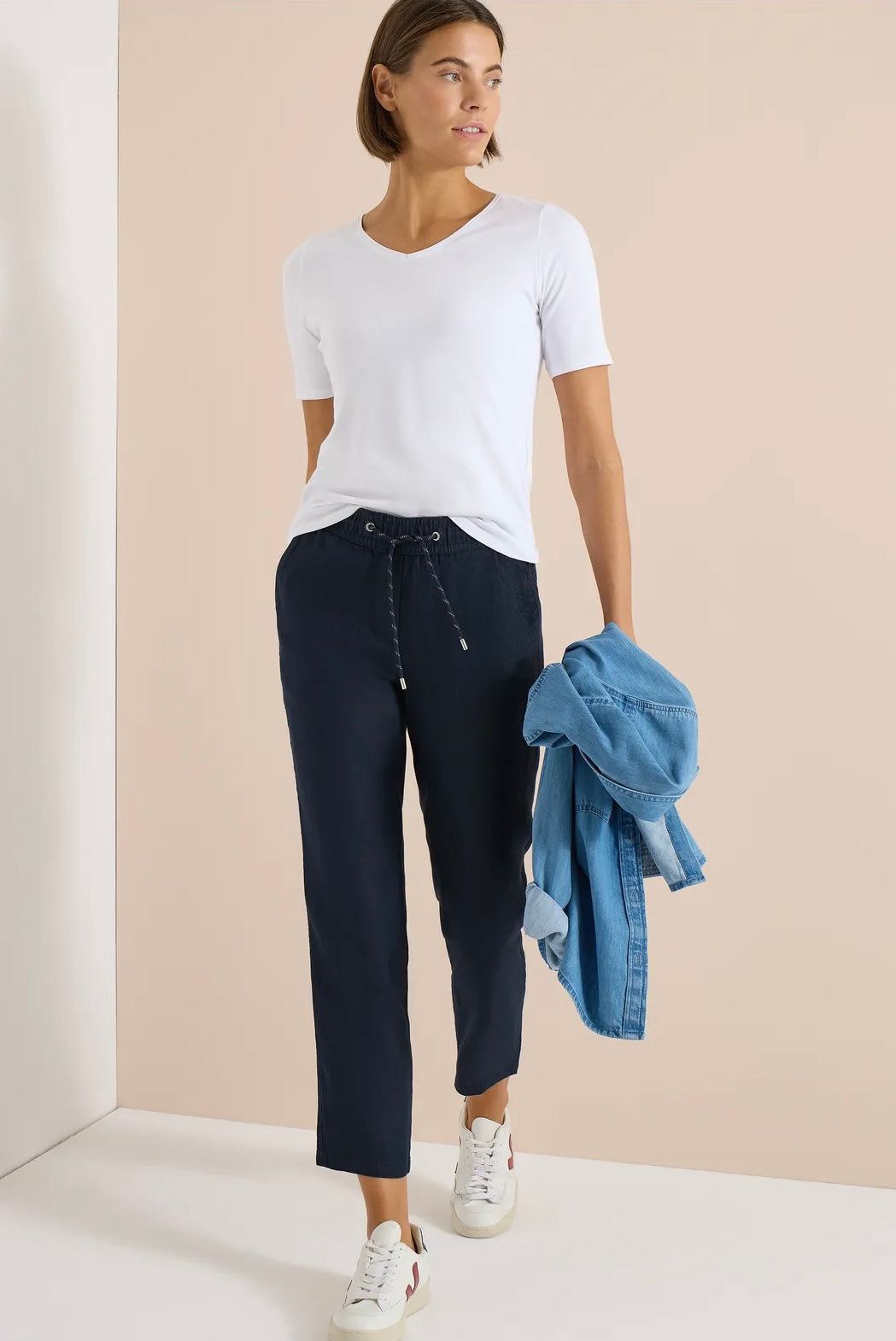 Linen style tracey Blå