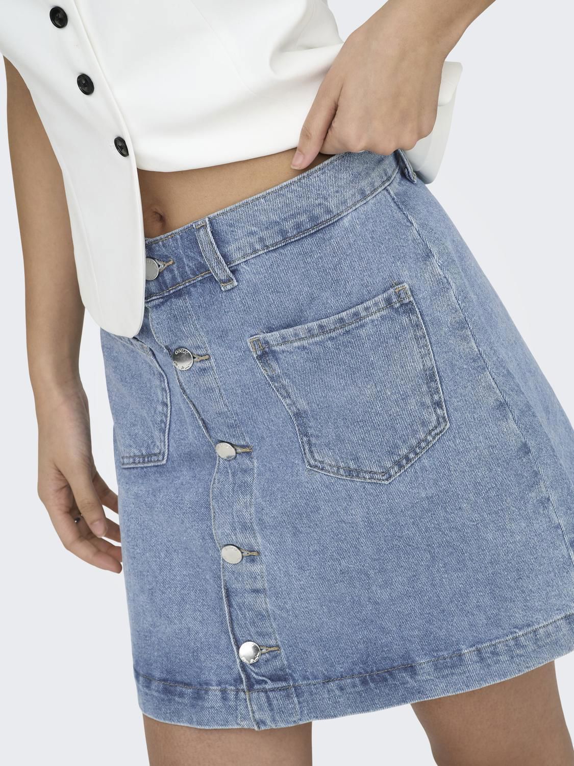 Onlamazing Hw Skirt Tai Dnm Noos Blå
