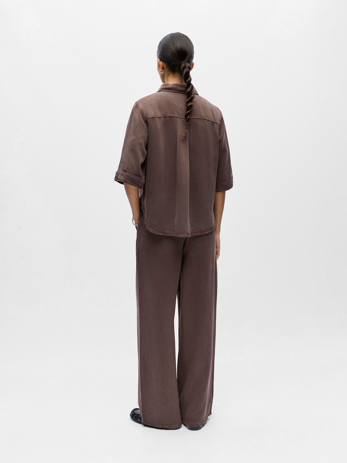Objframe 2/4 Re Denim Top Noos Brun