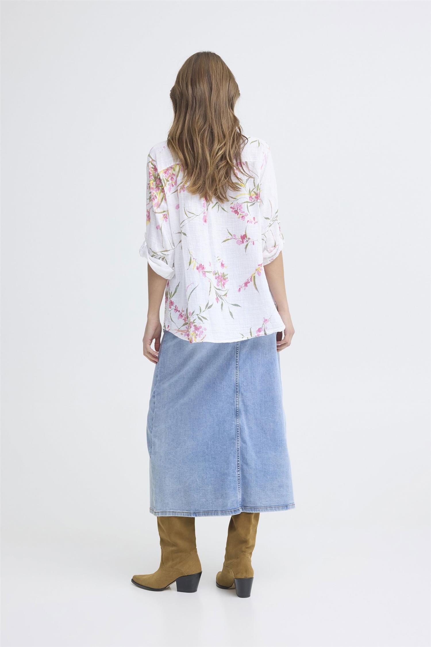 Sbalexa G Flo Blouse Hvit
