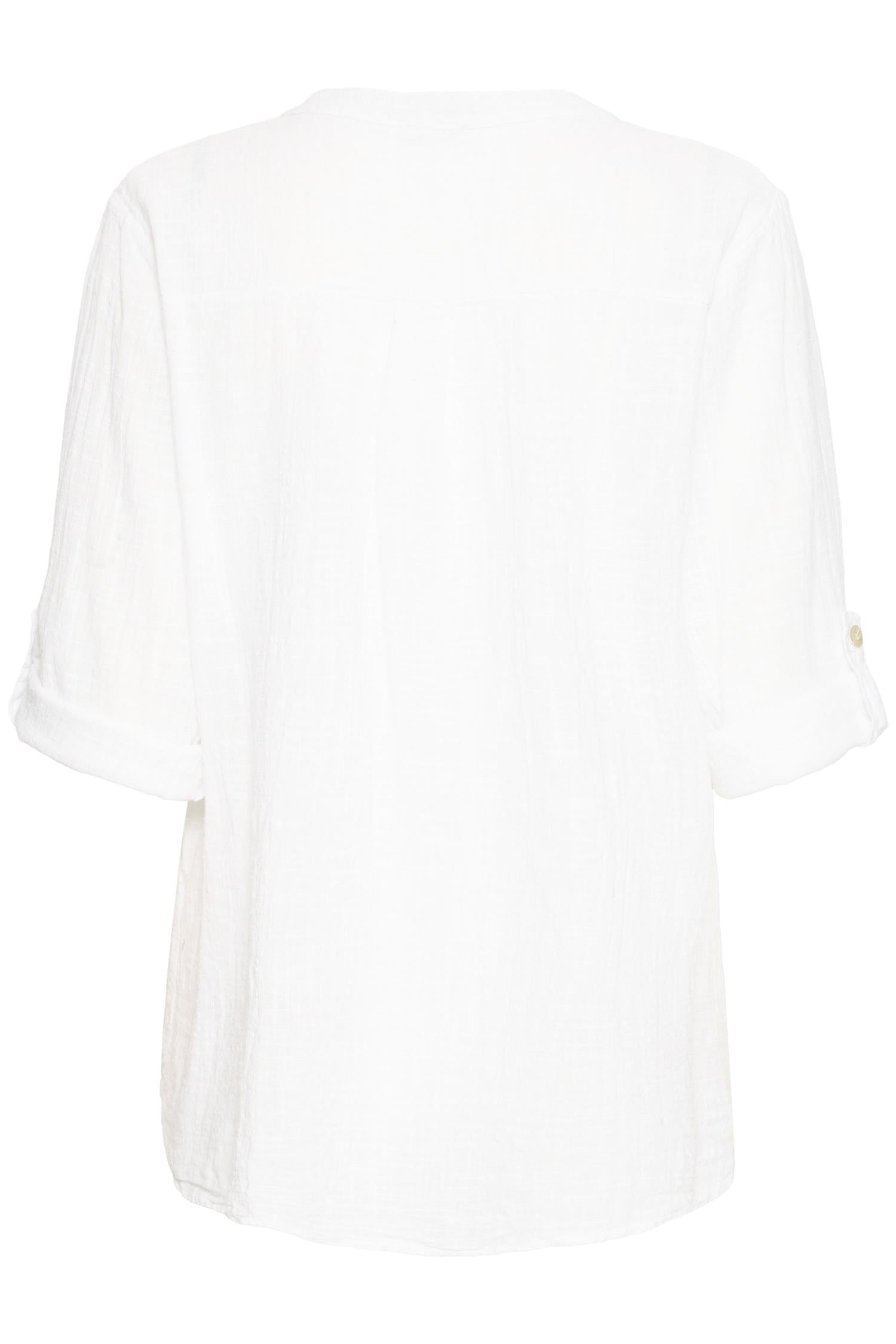 Sbalexa Solid Blouse 2 Hvit