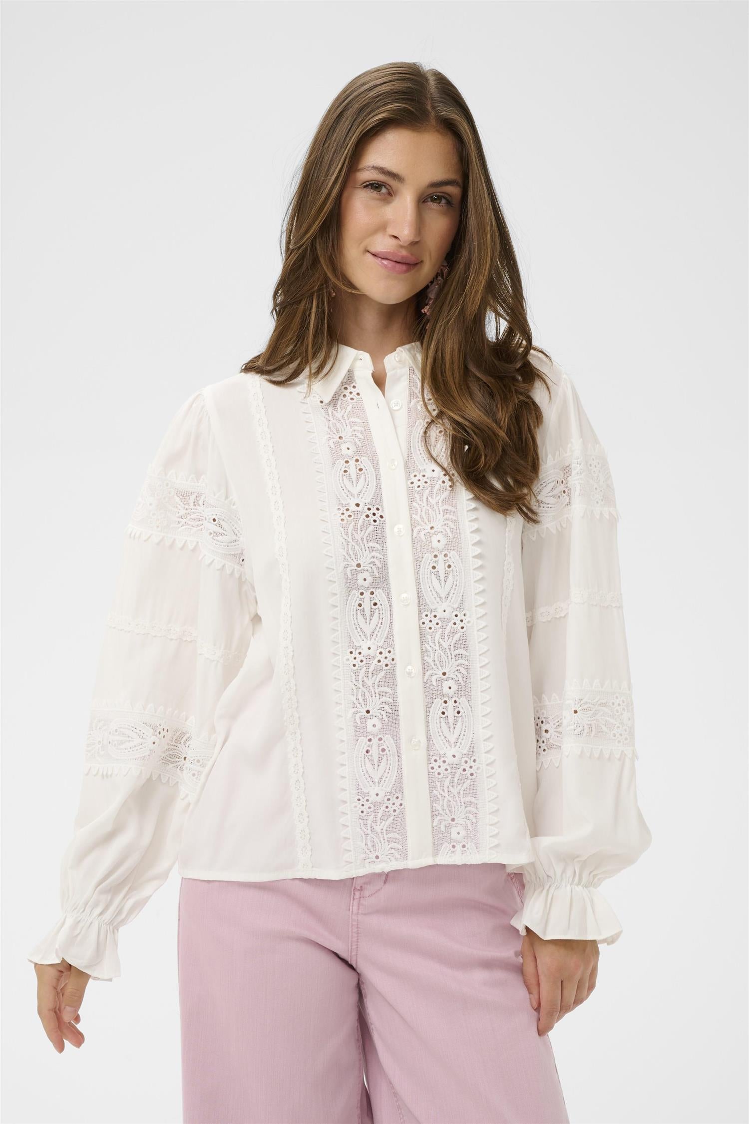 Crtess Shirt Hvit