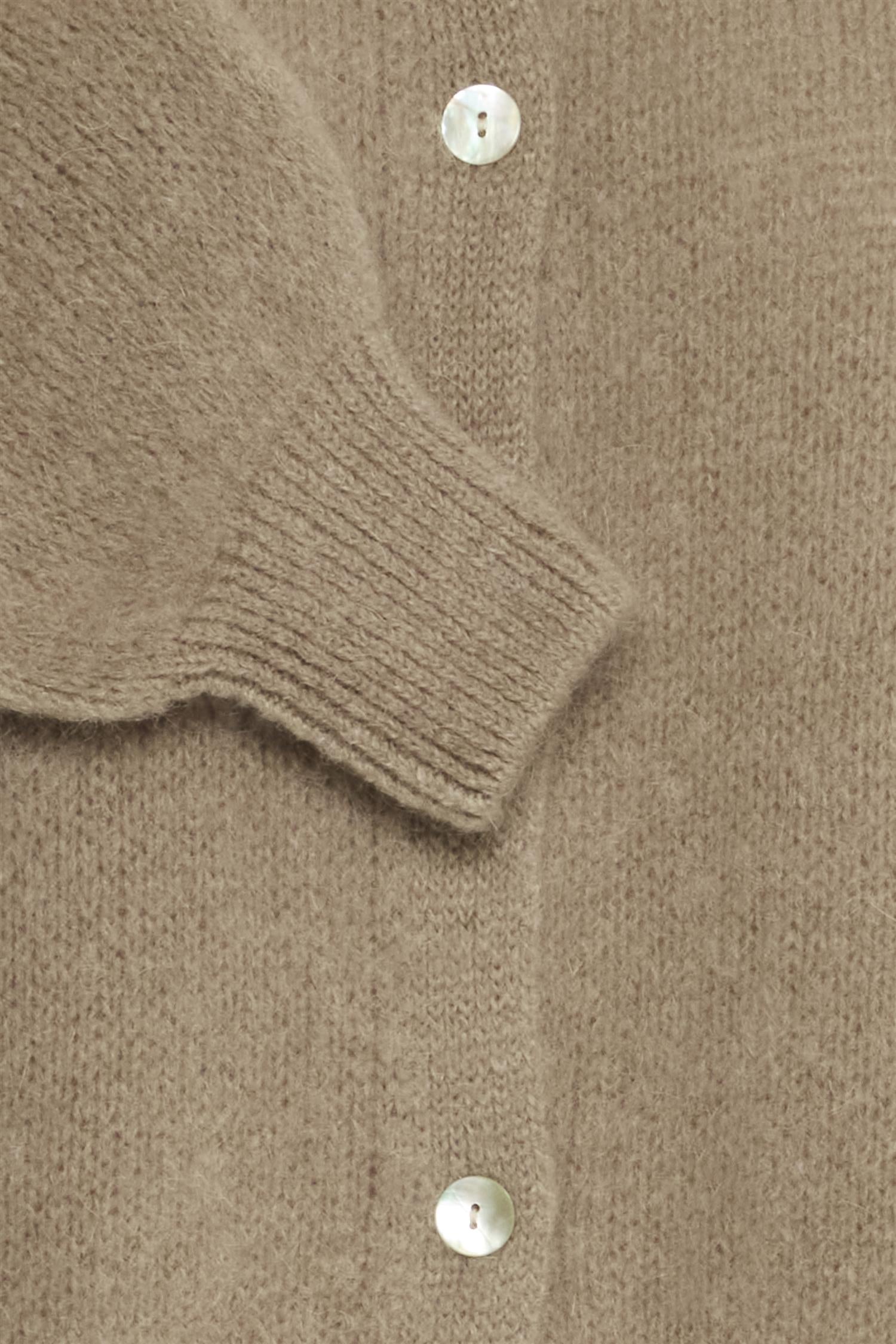 Sbgulvig Knit Cardigan Beige