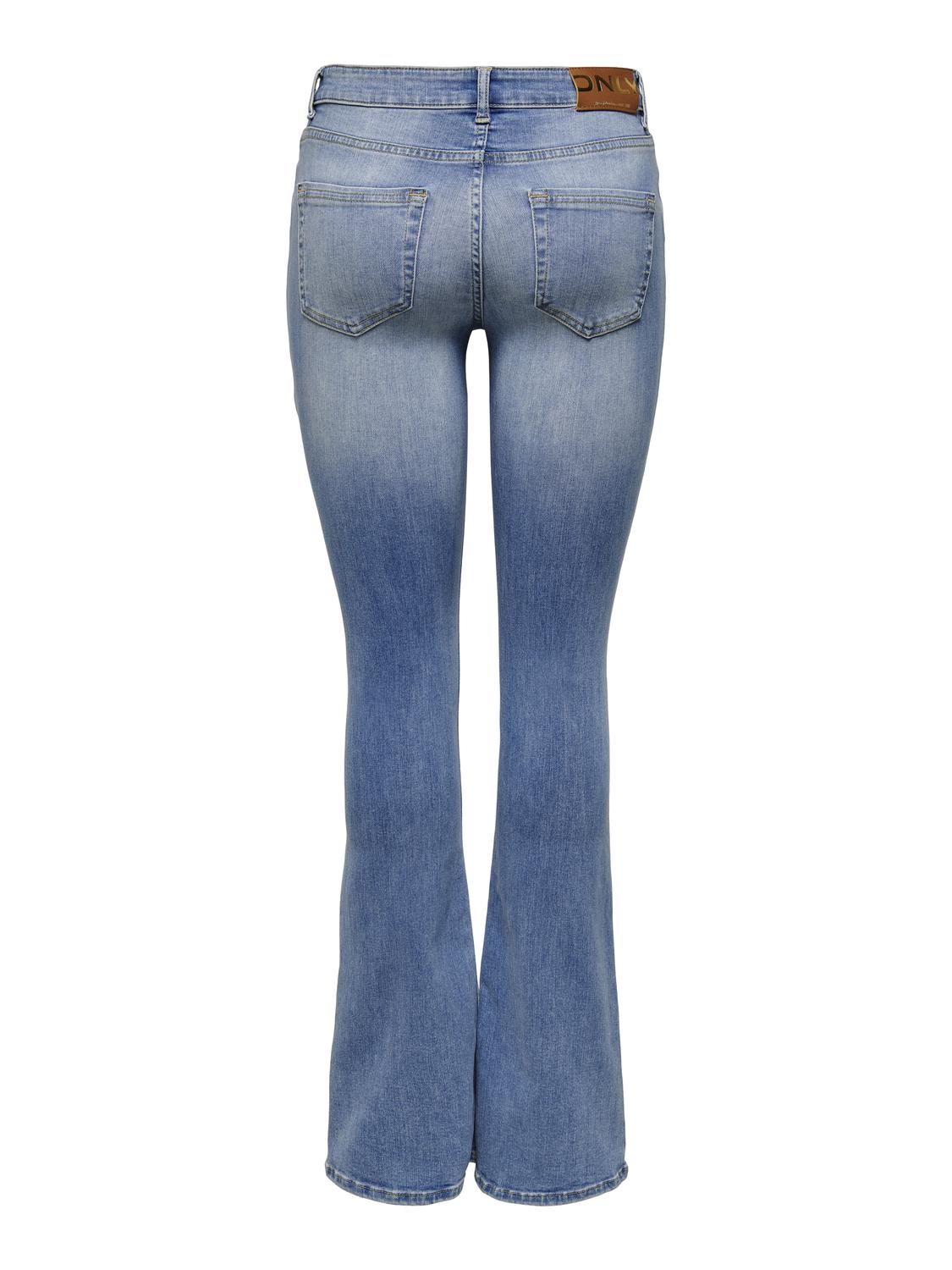 Onlblush Mid Flared Dnm Tai467 Noos Blå