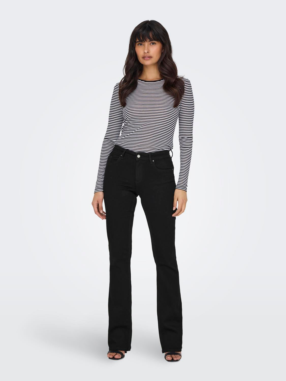 Onlblush Mid Flared Dnm Rea2343 Noos Sort