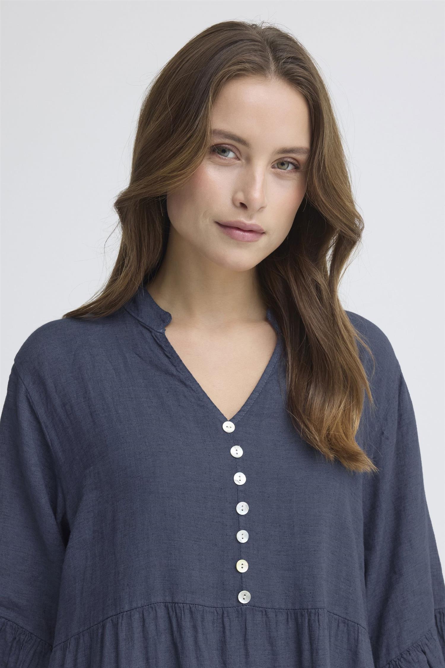 Sbfontanelle Long Dress Marine