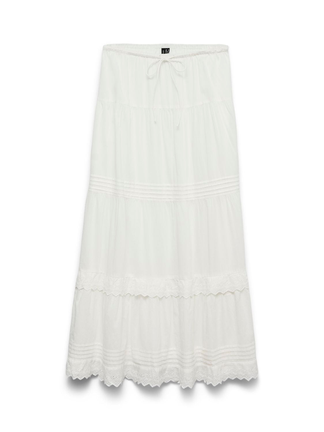Vmsandy Hw Ankle Skirt Wvn Hvit