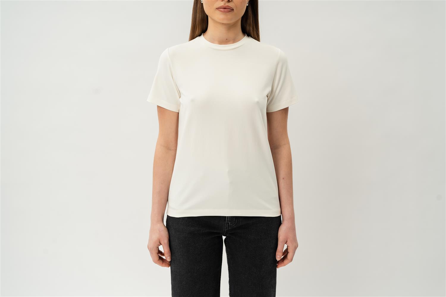 Fitted Pima T-shirt Off-White