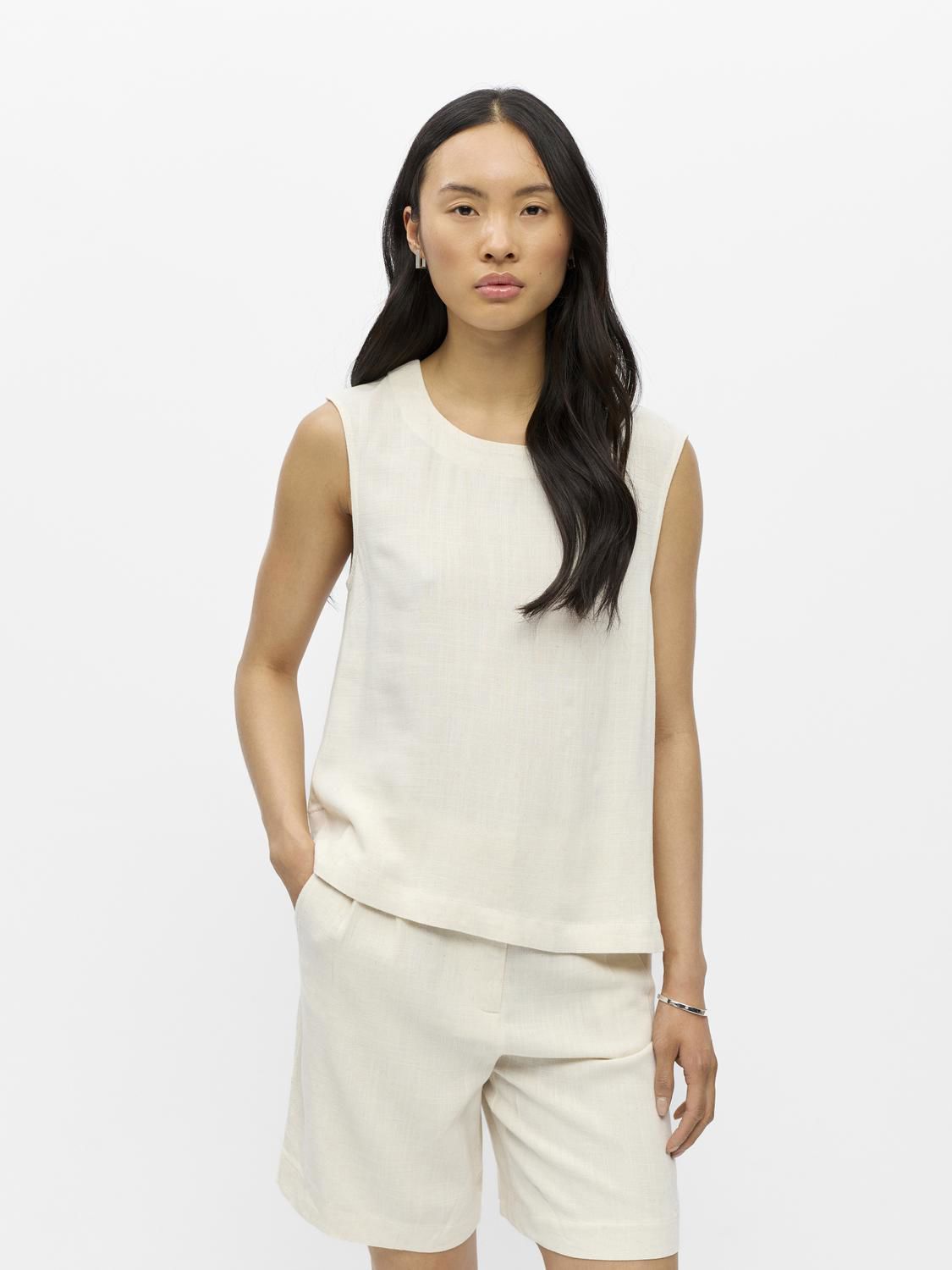 Objsanne Rosie S/l Lo Top Noos Beige