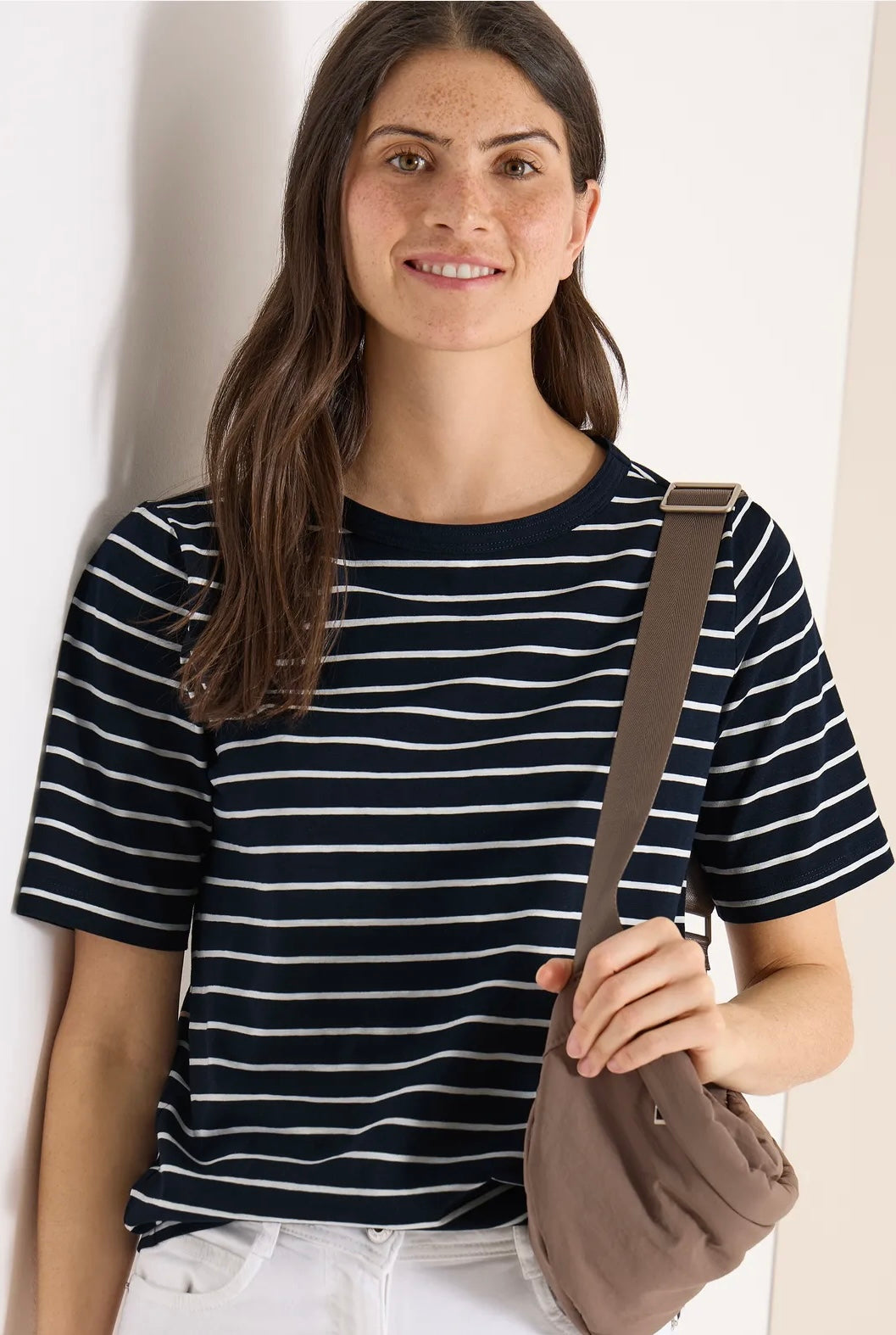 NOS striped slubyarn shirt Blå
