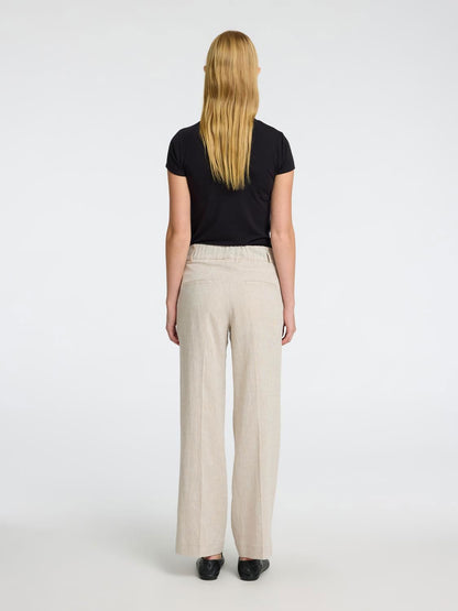 Slwtania-Rita Mw Wide Pant Noos Beige