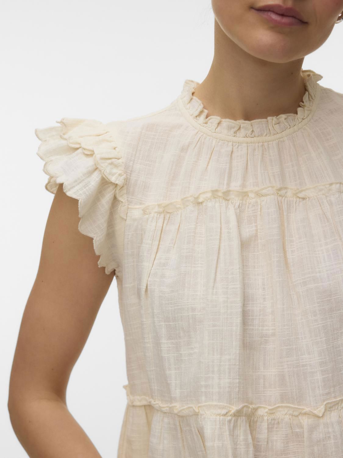 Vmmie Sl Top Wvn Noos Beige