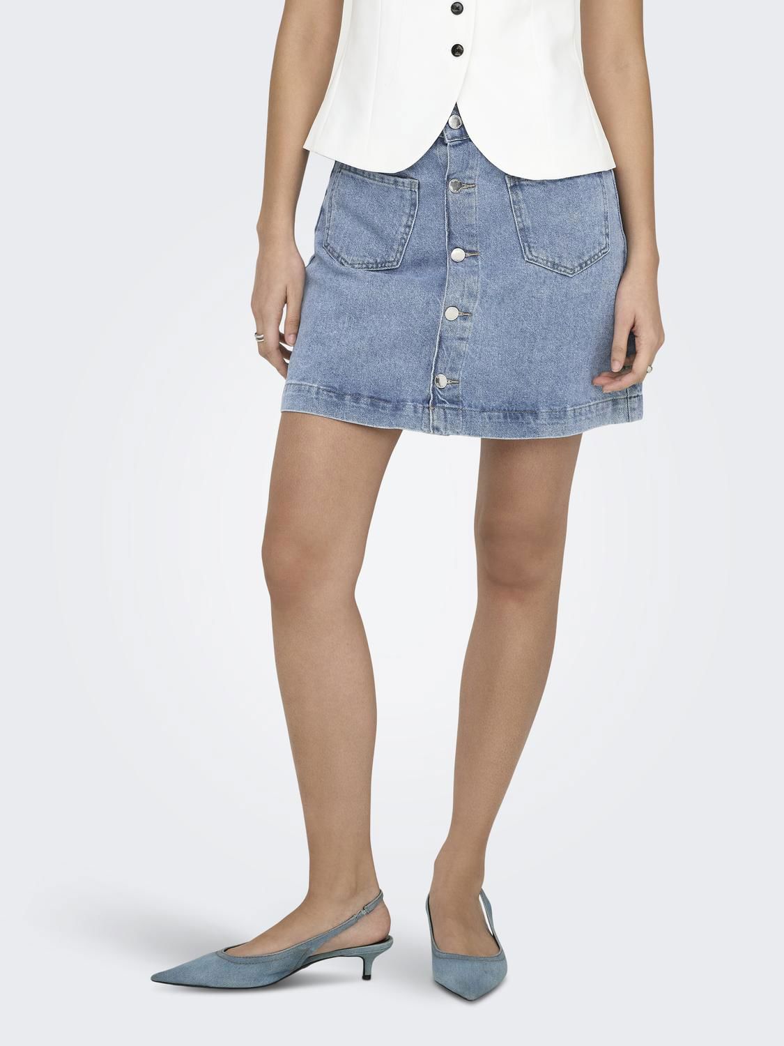 Onlamazing Hw Skirt Tai Dnm Noos Blå