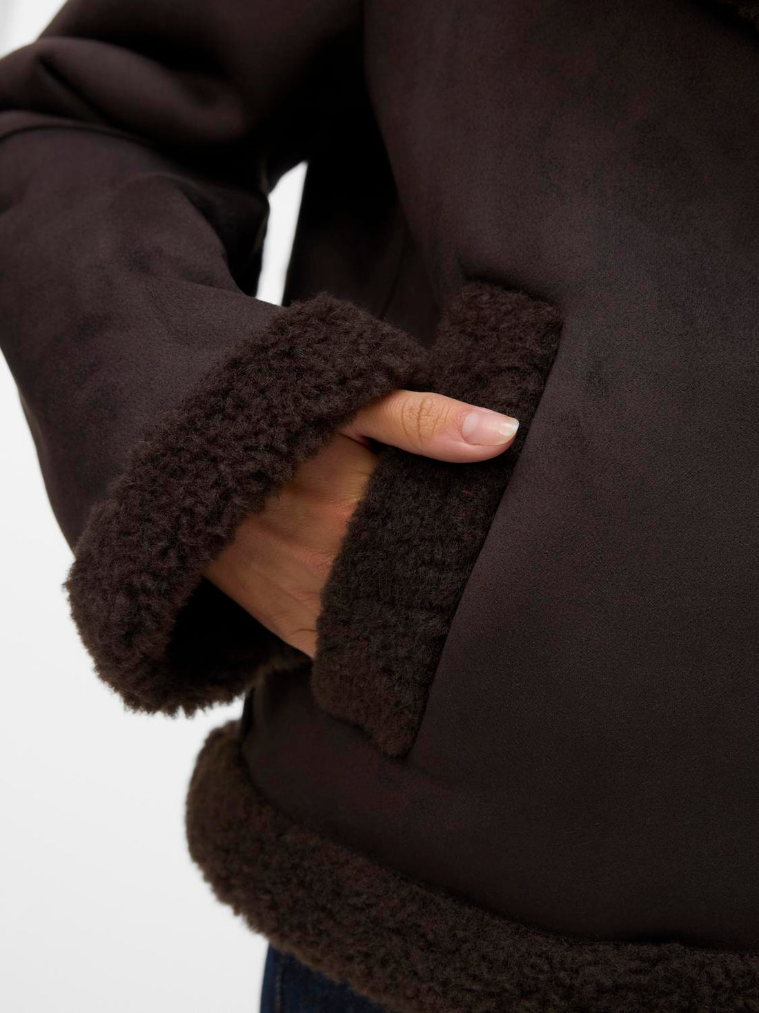 Vmharper Short Jacket Brun