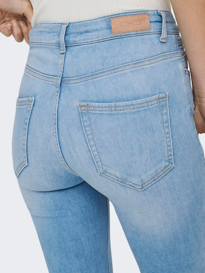 Onlblush Hw Skinny Ank Dnm Rea008 Noos Blå