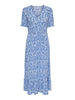 Onlchianti S/s Long Dress Wvn Noos Blå