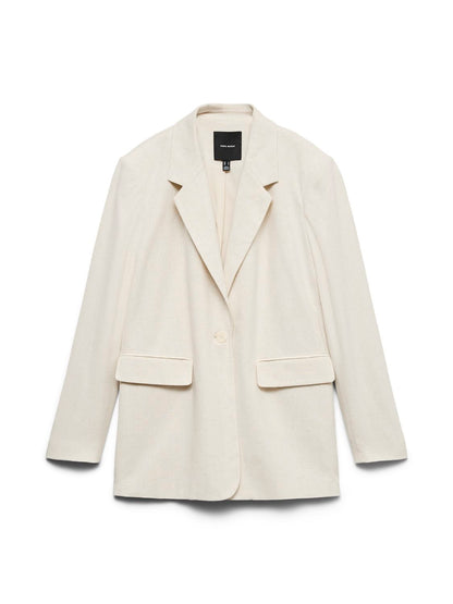 Vmsissevera Ls Blazer Beige