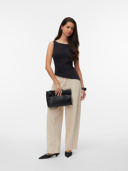 Vmkira Sl Boat-Neck Top Jrs Sort