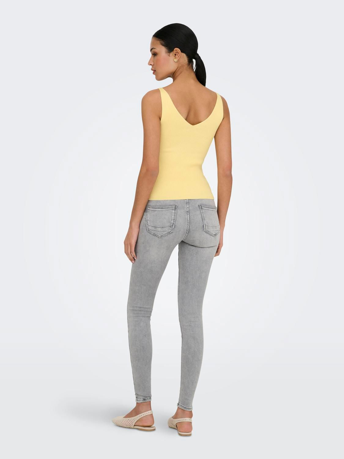 Jdynanna S/l Top Knt Noos Gul