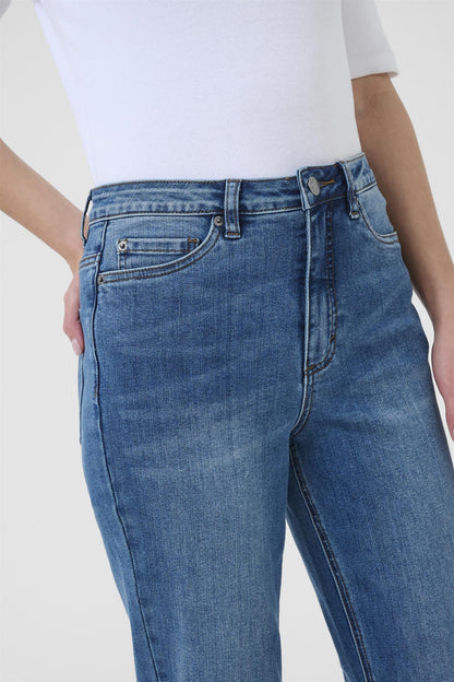 Kaforest Hw Slim Fit Jeans Blå