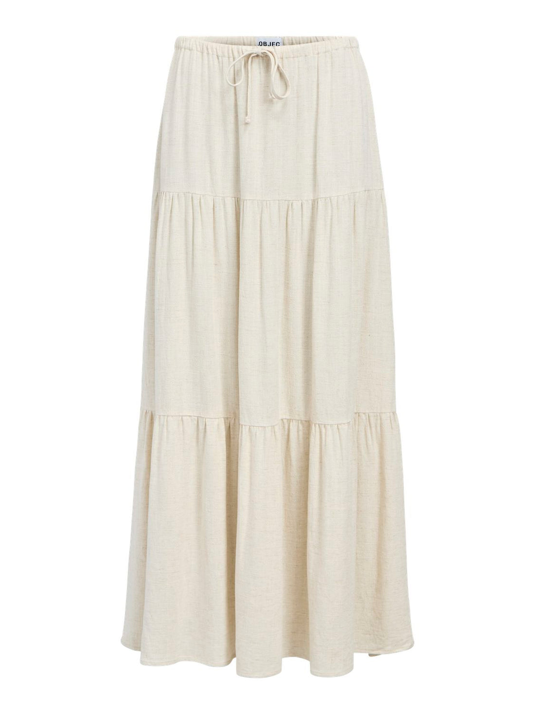 Objsanne Mw Long Layer Skirt Noos Beige