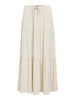 Objsanne Mw Long Layer Skirt Noos Beige