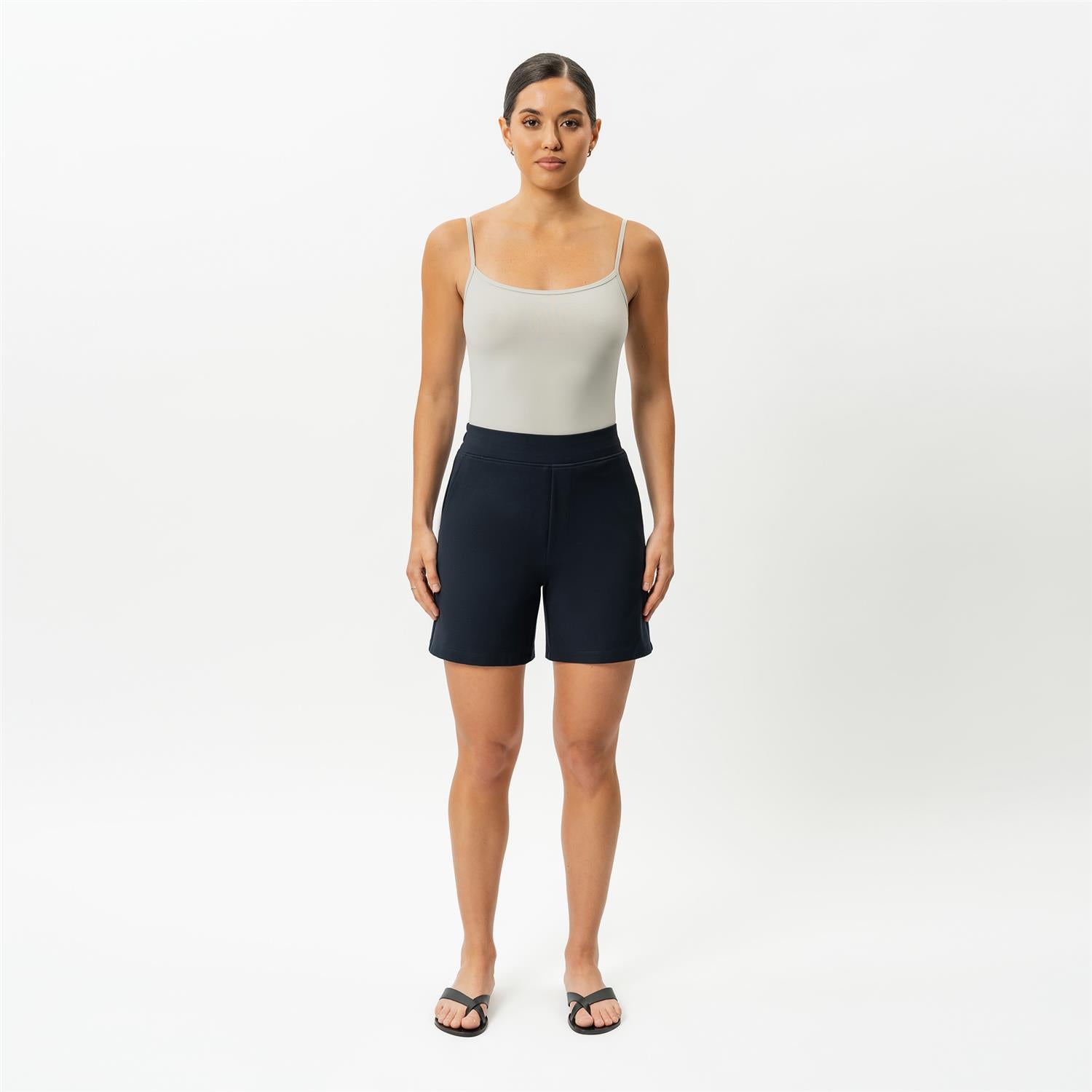 Light Ponte Shorts Marine