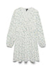 Vmaya Sofia Ls V-Neck Short Dress Wvn Blå