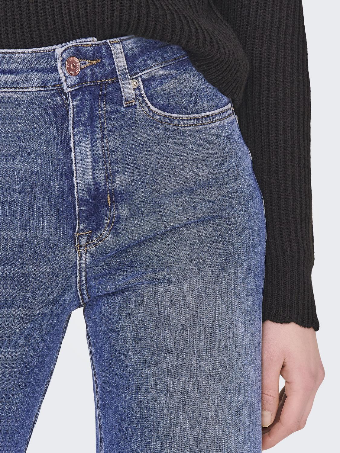 ONLMADISON BLUSH HW WIDE DNM DOT372 NOOS Mellomblå