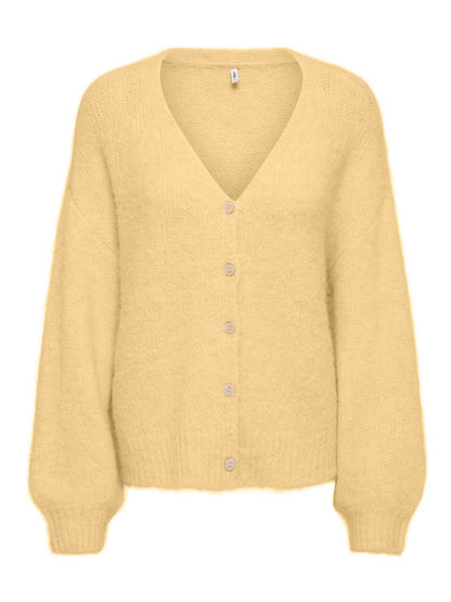 Onlnordra Ls Vneck Cardi Cs Knt Gul
