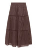 Onlisabella Long Skirt Wvn Brun