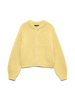 VMWILO LS O-NECK CARDIGAN EXP Mellomgul