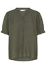 Sbfontanelle Ss Flounce Blouse Grønn