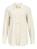 OBJSANNE L/S SHIRT NOOS lin Beige