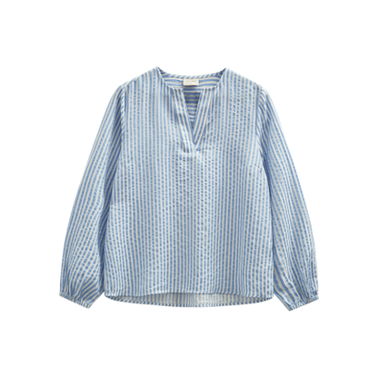 FQZELLA-BLOUSE Blå