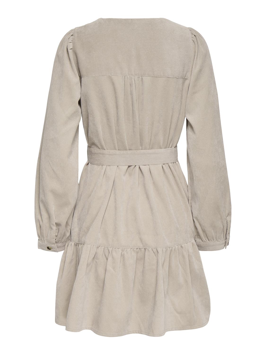 Onlmarike Life L/s Cord Belt Dress Pnt Beige