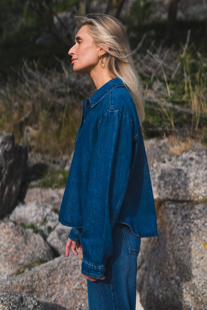 Rauscecilie Shirt Blå