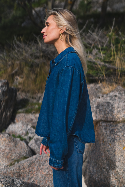 Rauscecilie Shirt Blå